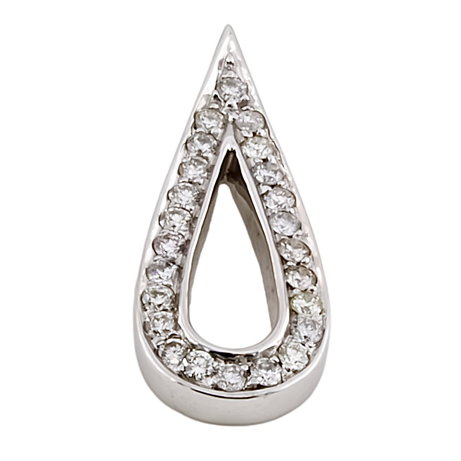 14ct white gold Diamond Pendant